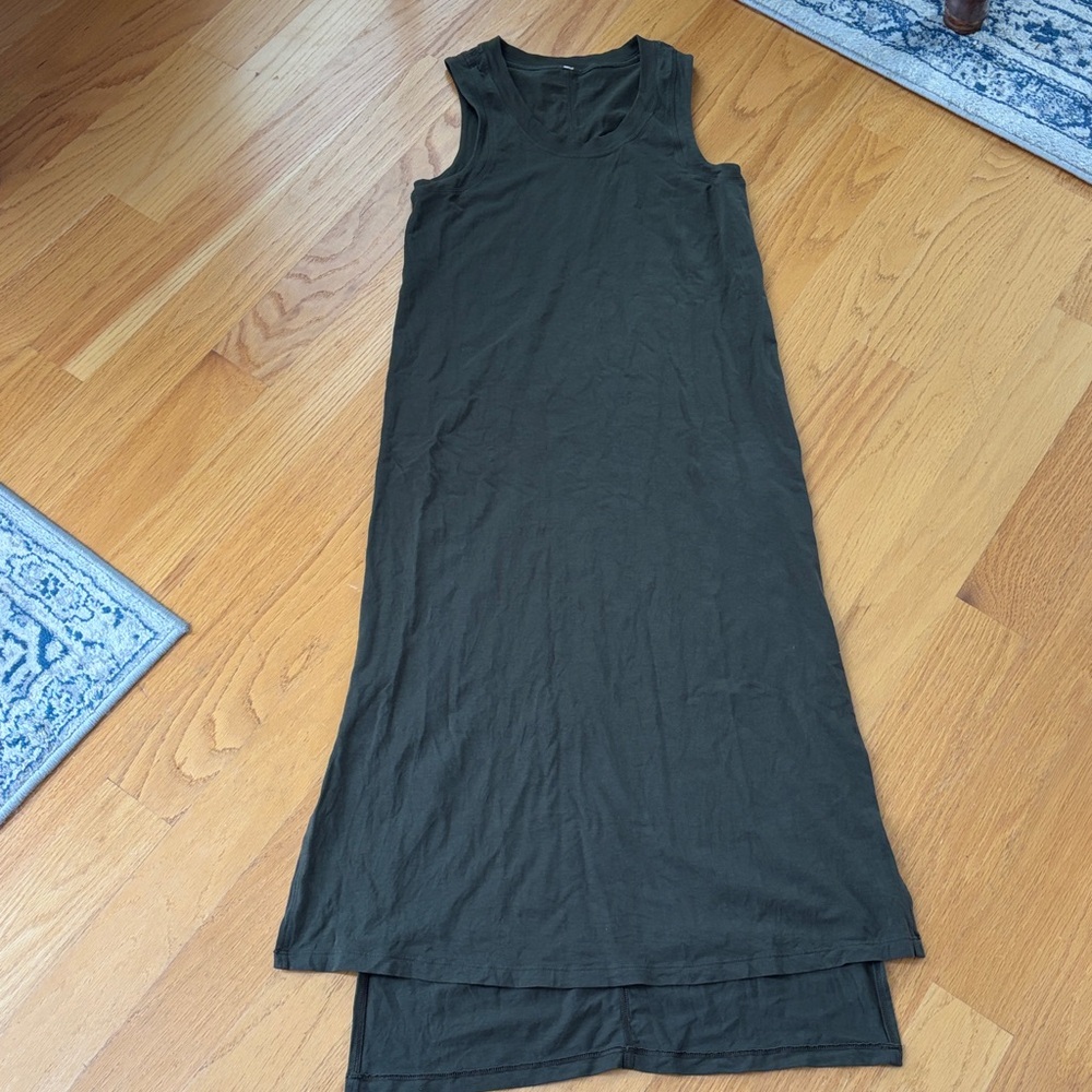 Lululemon All Yours Maxi Dress olive green size Small or 4/6